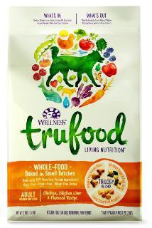 Wellness TruFood Baked Blends Adult Chicken, Chicken Liver &amp; Flaxseed Recipe Dry Dog 18#