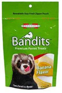 Marshall Pet Bandits Ferret Treats 3 oz. Banana Flavor