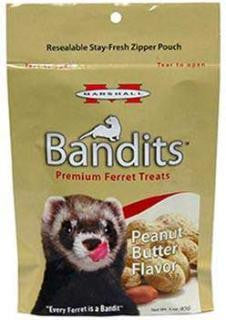 Marshall Pet Bandits Ferret Treats 3 oz. Peanut Butter