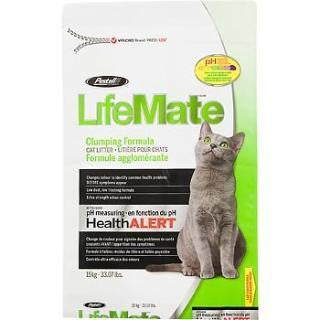 Pestell LifeMate Scoopable Cat Litter with pH Health Alert 33lb Bag