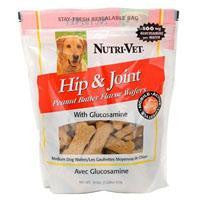 Nutri-Vet Hip & Joint Peanut Butter Wafers Large 6 lb.