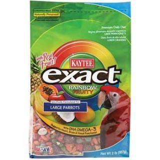 Kaytee Exact Rainbow Large Parrot Fruity 2lb 6pc