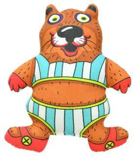 Petstages 5" Madcap Bathing Beaver Squeaker Dog Toy