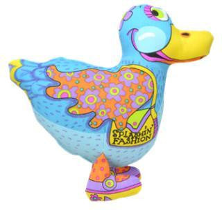 Petstages Madcap Splashin' Fashion Duck Floppy Dog Toy 6