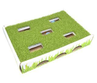 Petstages Grass Patch Hunting Box Invironment Cat Toy