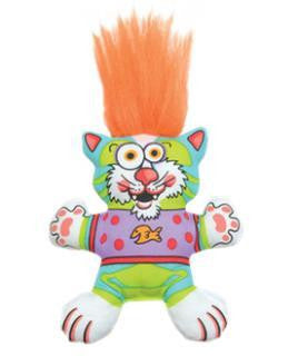 Petstages Madcap Big Hair Kitty w- Fuzzy Hair Catnip Toy