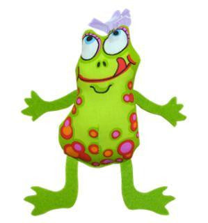 Petstages Madcap Frog & Fly w- Floppy Arms & Legs Catnip Toy