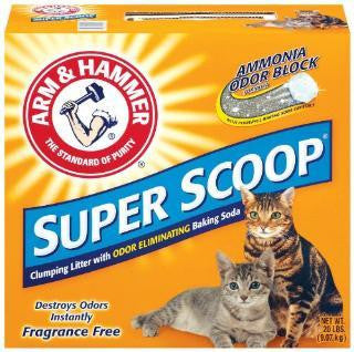 Arm & Hammer Superscoop Clump Unscented Litter 2-20 lb.