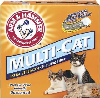 Arm & Hammer Multi Clump Litter Unscented 2-20#