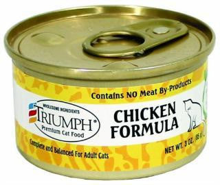 Triumph Chicken Formula Cat Food 24-3Z