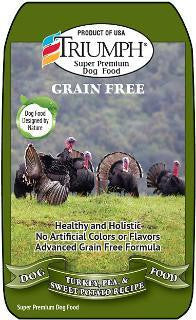 Triumph Grain Free Turkey-Pea-Sweet Potato Dog 14#