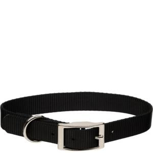 Coastal Style 601 3-4" x 18" Nylon Web Collar Black