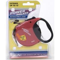 Coastal 12' Lil Pals Retractable Lead Mini-Xs 16# Red