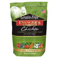 Evanger&#039;s Grain-Free Chicken Dry Dog Food 4.4 Lb.