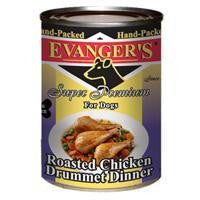 Evanger's Roasted Chicken Drummett Dog Food, 12-13.2 oz.