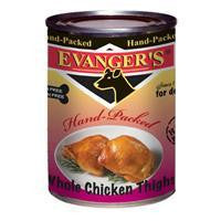 Evanger's Chicken Thighs Dog Food, 12-12 oz.