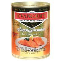 Evanger's Wild Salmon Dog-Cat Food 12-12 oz.