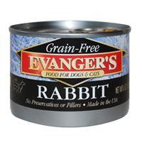 Evanger's 100% Rabbit Dog Food, 24-6 oz.