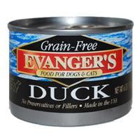 Evanger's 100% Duck Dog Food, 24-6 oz.