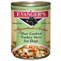 Evanger's SS Cuts-Turkey Dog Food, 12-12 oz.