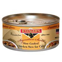 Evanger's Signature Series Slow Cooked Chicken Stew for Cats, 24-5.5 oz.