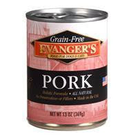 Evanger's Grain-Free Pork for Dogs & Cats, 12-13 oz.