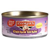 Evanger's Chicken Lickin' Dinner For Cats, 24-5.5 oz.