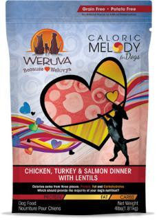 Weruva Caloric Melody Chicken, Turkey &amp; Salmon Dinner With Lentils - 12#