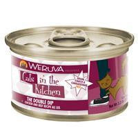 Weruva Chicken & Beef Recipe Au Jus Cans The Double Dip Cat 24-3.2 oz.