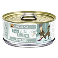 Weruva Chicken & Ocean Fish Recipe Au Jus Cans Splash Dance Cat 24-6.0 oz.