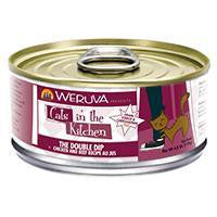 Weruva Chicken & Beef Recipe Au Jus Cans The Double Dip Cat 24-6.0 oz.