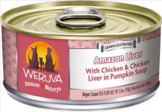 Weruva Amazon Liver Can Dog 24-5.5 oz.