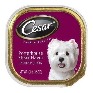 Mars Cesar Cuisine Porterhouse Steak 24-3Z Cans