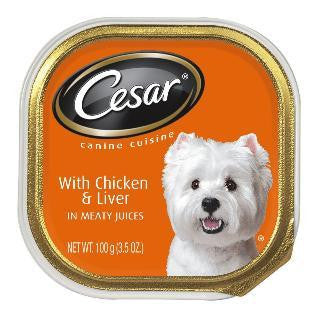 Mars Cesar Cuisine Chicken-Liver 24-3.5Oz Cans