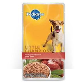 Mars Pedigree Little Champion Ground Beef 24-5.3Oz Cans