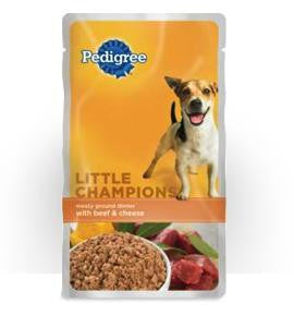 Mars Pedigree Little Champion Ground Beef-Cheese 24-3.5Z Cans