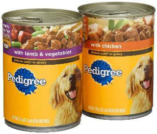 Mars Pedigree Choice Cut Variety Pack 2-12-13.2OZ; 6 Each Lamb Vegetable Chicken