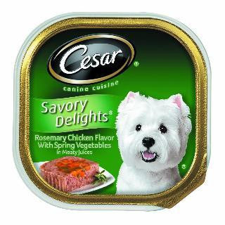 Mars Cesar Savory Delights Rosemary Chicken W-Spring Vegetables 24-3.5Oz