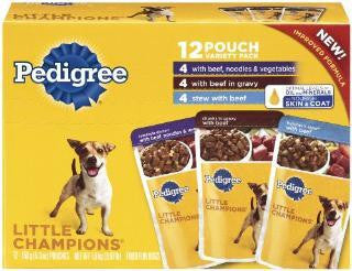 Mars Pedigree Little Champions Beef Casserole Variety 4-12-5.3