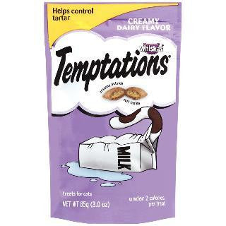 Mars Whiskas Temptations Dairy Treat 12-3Oz Pouch