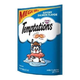 Mars Whiskas Temptations Mega Salmon 10-6.3Oz Pouch