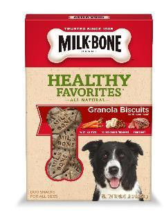 Milk-Bone Healthy Favorite Granola Biscuits Beef Flavor 6-18 oz.