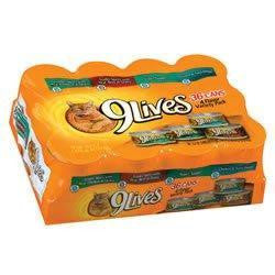 Delmonte 9 Lives 4 Flavor Variety Pack