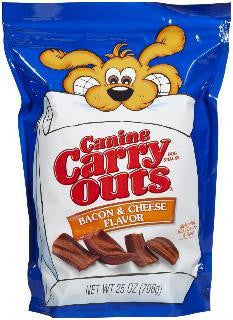 Canine Carry Outs Bacon & Cheese Flavor