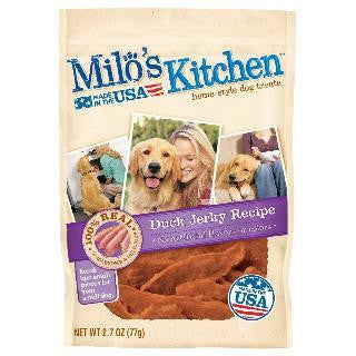 Milo's Kitchen Duck Jerky Recipe Dog Treats, 12-2.7Z