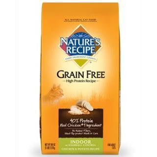 Nature's Recipe Grain Free Indoor Chicken-Potato Cat 5-5#