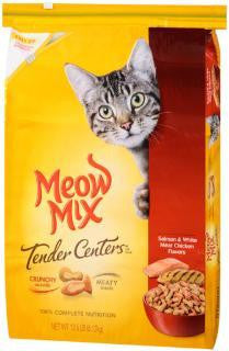 Delmonte Meow Mix Tender Centers Salmon-Chicken 13.5 lb.