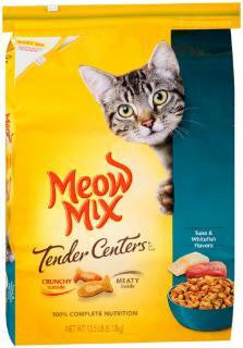 Delmonte Meow Mix Tender Centers Tuna & Whitefish, 13.5 lb.