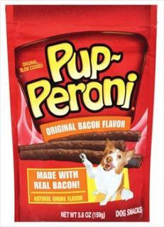 Delmonte Pupperoni Bacon 8-5.6 oz. Case