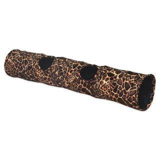 Pet Pals Jeffrey Giraffe Giraffe Print Crinkle Tunnel W- Feather